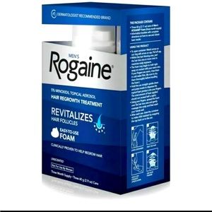 MEN'S ROGAINE 5% MINOXIDIL TOPICAL FOAM  3 Month - 03/2023 Priced /Quick Sale
